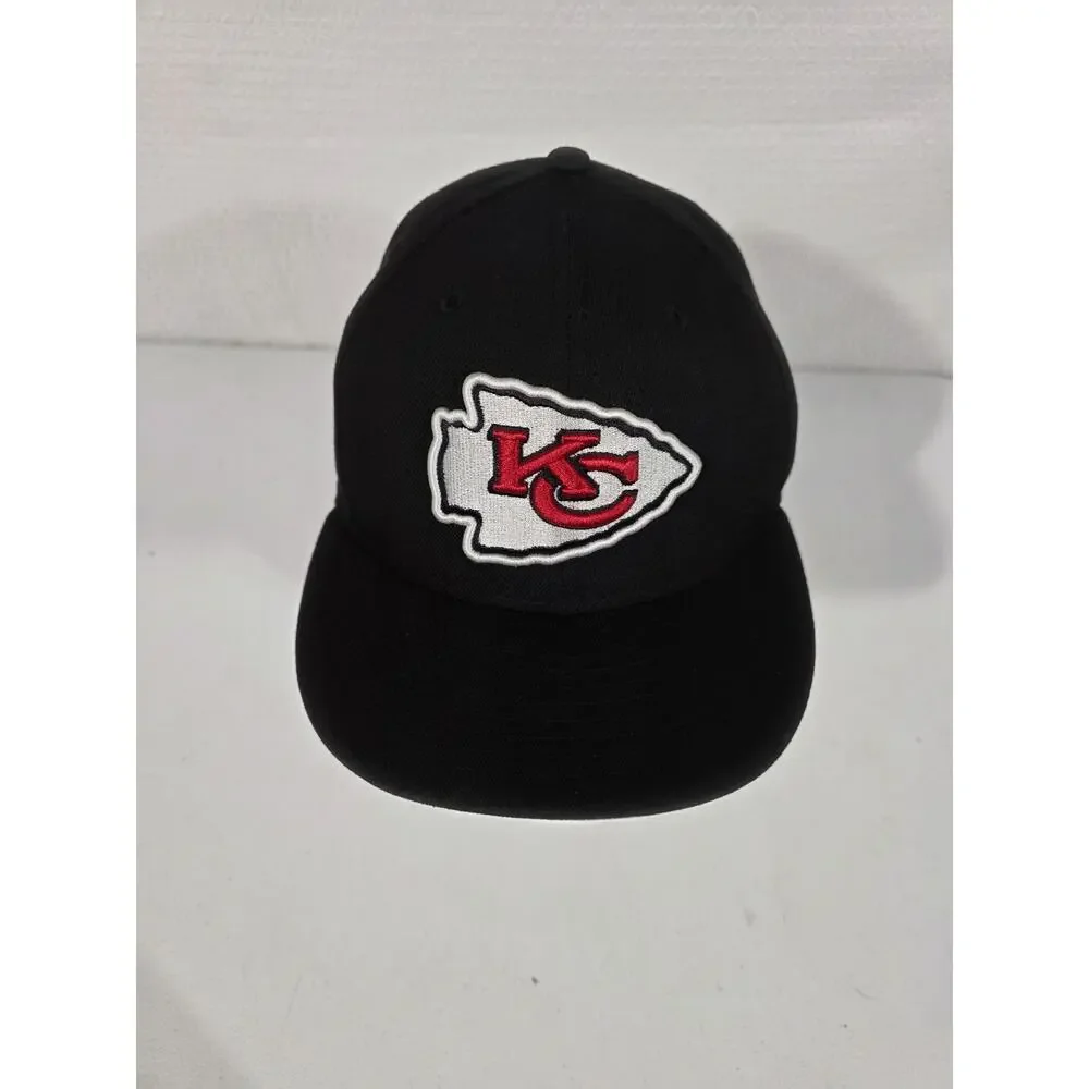 Kansas City Chiefs New Era 9Fifty Snapback Hat Black NFL Side Patch Flat Bill